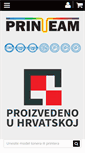 Mobile Screenshot of print-team.hr